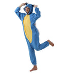 Pokemon Blastoise Costume Onesie for Adults Cozy Cartoon Fleece Kigurumi Pajamas - Azufun