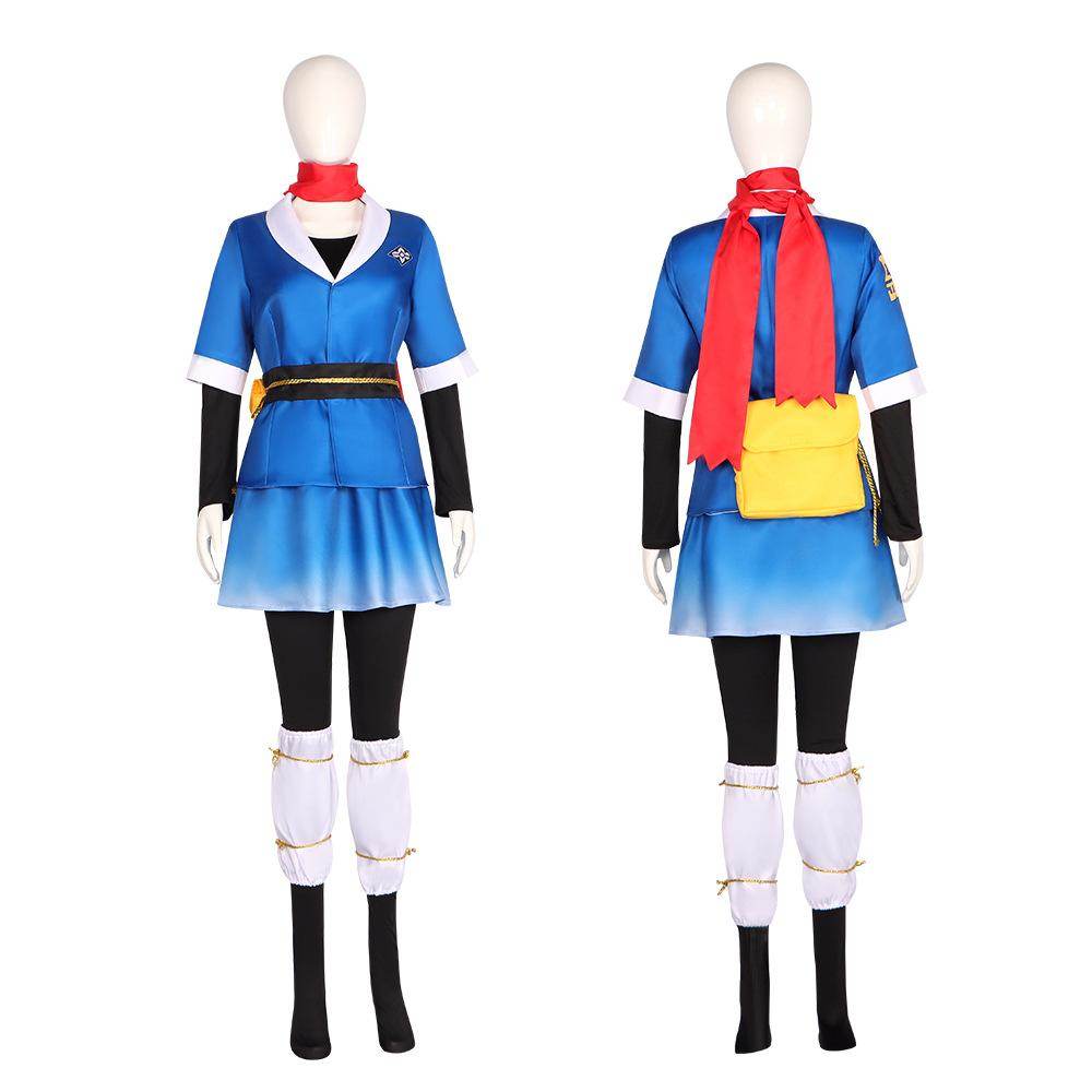 Pokemon Legends Arceus Akari Rei Outfits Halloween Cosplay Costume - Azufun