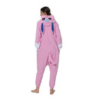 Pokemon Pink Glaceon Eevee Kigurumi Onesie Hoodie Costume Pajamas Sylveon Eevee Pajamas - Azufun