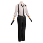 Pokemon Scarlet and Violet Rika Cosplay Costume Stylish suspender Uniform - Azufun