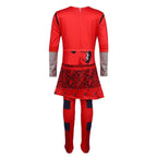 Red from Descendants 4 Queen Of Hearts Costume Jumpsuit For Kids - Azufun