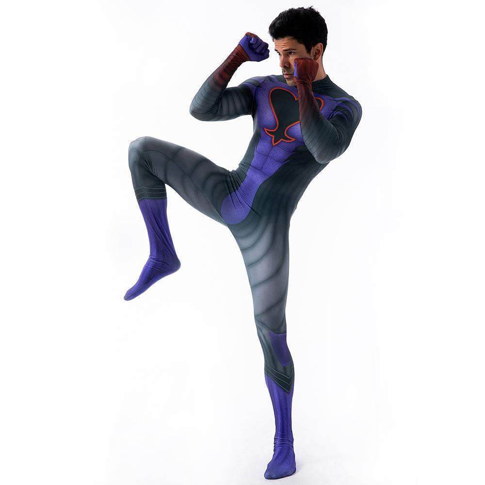 Replica Riku Costume Cosplay Halloween Jumpsuit Anime Tights Suit Zentai For Adult Kids - Azufun