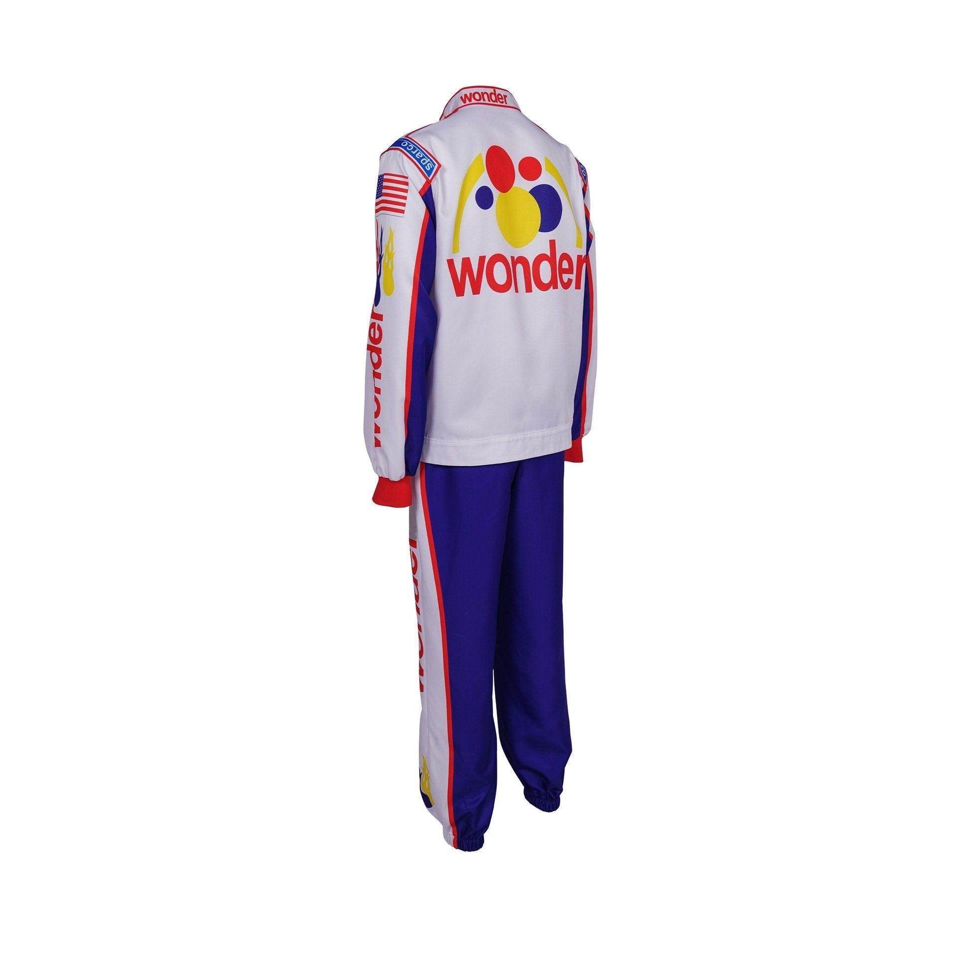 Ricky Bobby Nascar Cosplay Costume Talladega Nights Wonder Bread Racing Apparel - Azufun