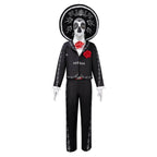 Scary Skeleton Suit - Black and White Halloween Pants and Jacket business suit cosplay - Azufun