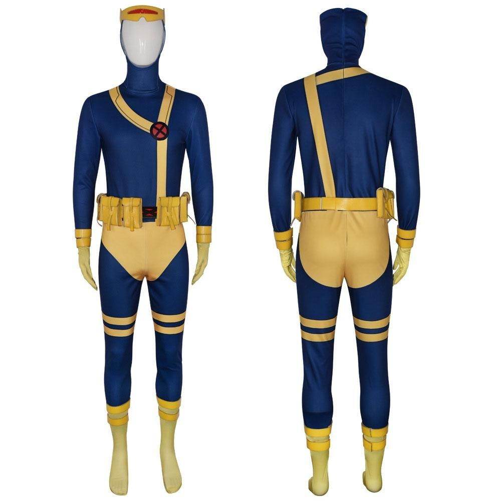 Scott Summers X-Men Cosplay Costumes Carnival Party Outfits Full Set For Adult - Azufun