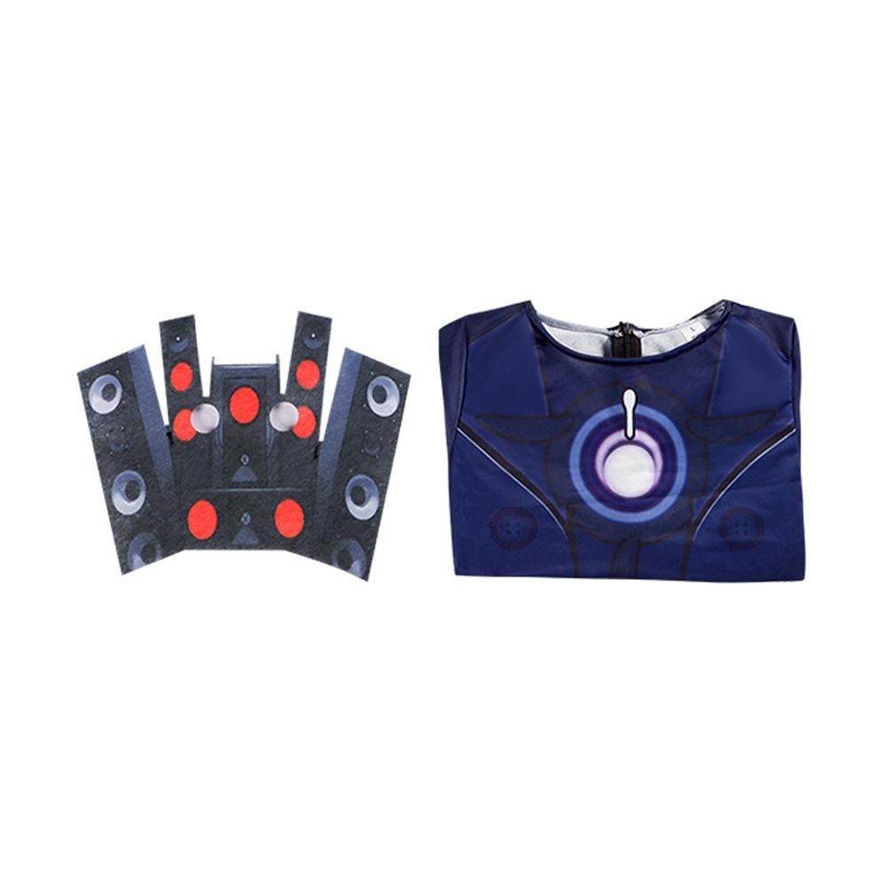 Skibidi Toilet Game Kids Cosplay Costume Jumpsuit Halloween Carnival Suit - Azufun