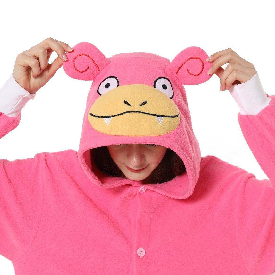 Slowpoke Kigurumi Onesies Anime Pokemon Pajamas Pyjamas Halloween Costume - Azufun