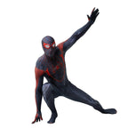 Spider-Man 2 Miles Morales Black Cosplay Jumpsuit Costume for Adults and Kids - Azufun