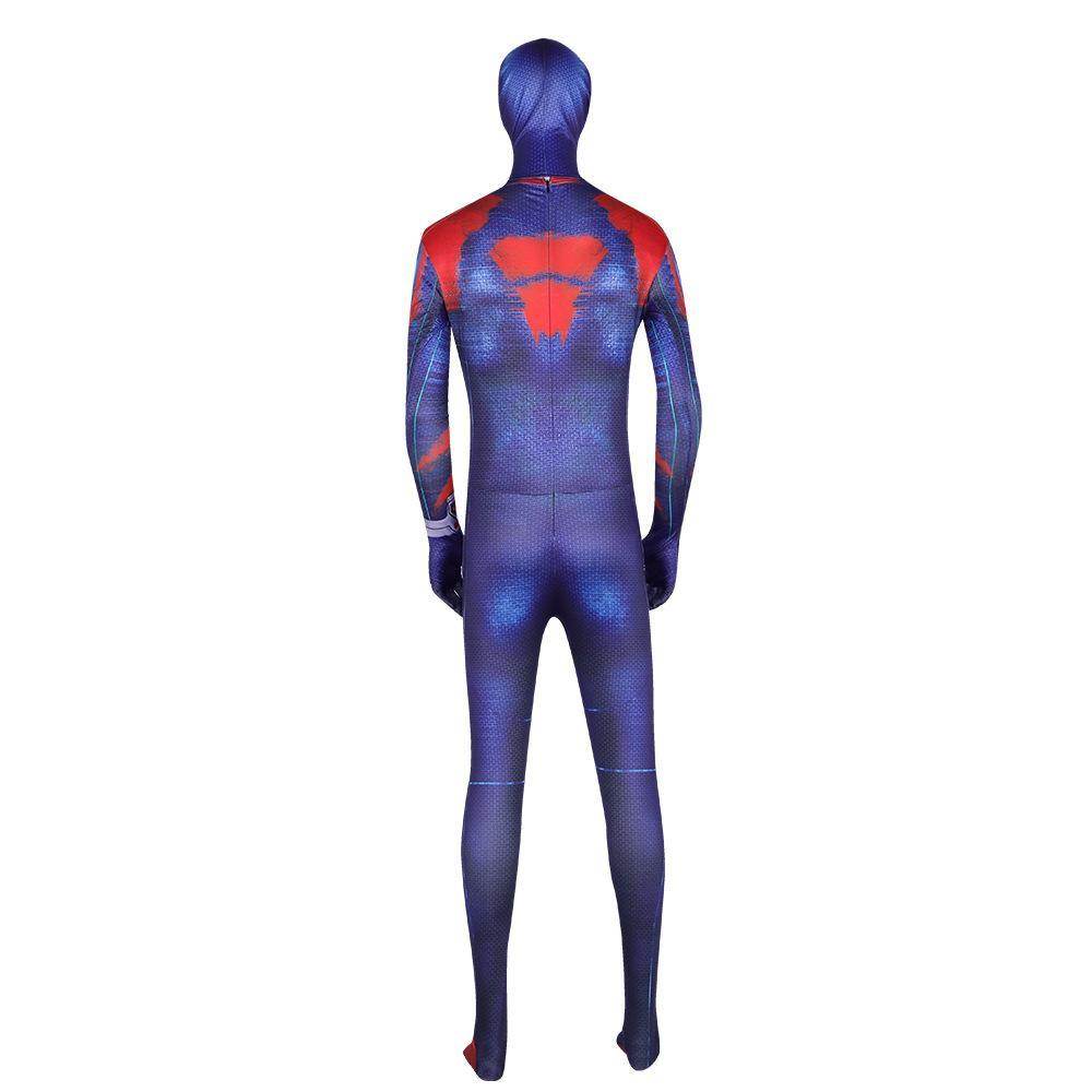 Spider Man Across the Spider Verse Miguel O'Hara Zentai Cosplay Costume Outfits Halloween Carnival Suit Adults - Azufun