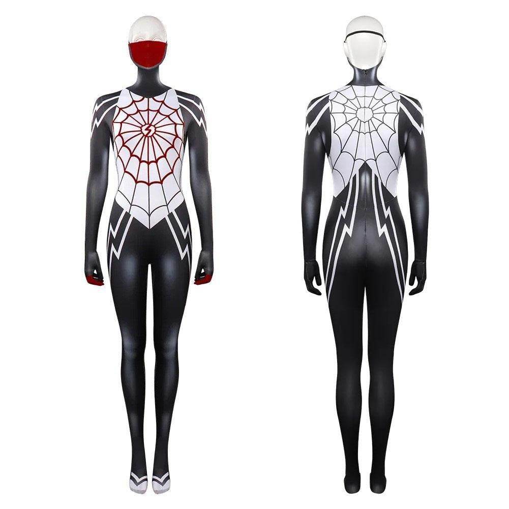 Spider-Man Cindy Moon Women Zentai Bodysuit Costume - Azufun