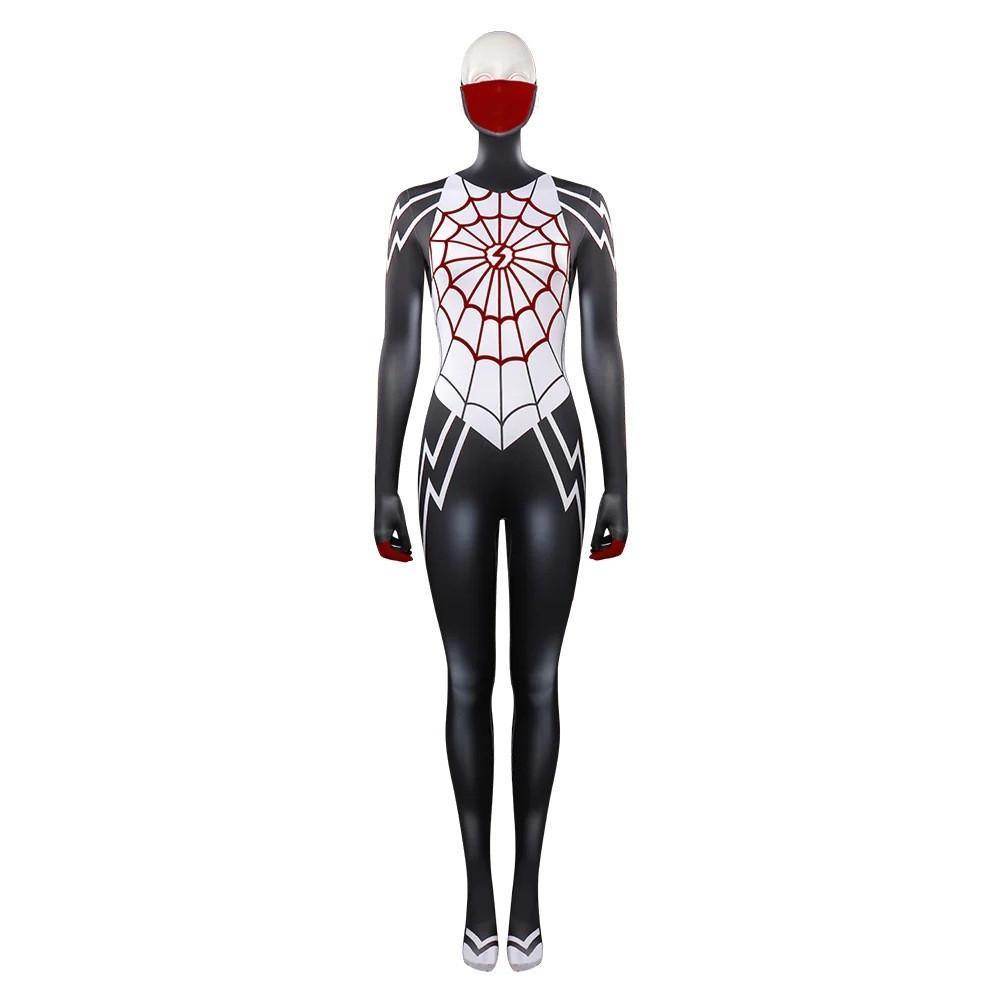 Spider-Man Cindy Moon Women Zentai Bodysuit Costume - Azufun