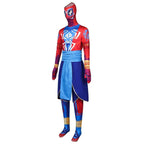 Spider-Man India Pavitr Prabhakar Bodysuit Costume Cosplay Spider-Man: Across The Spider-Verse Suit - Azufun