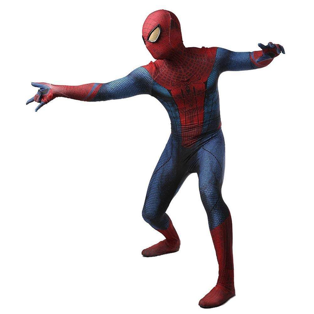 Spider-Man Peter B Parker Cosplay Costume Full Set Zentai Jumpsuit - Azufun