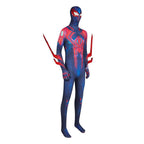 SpiderMan Across the Spider Verse Miguel O'Hara 2099 Zentai Costume Cosplay Outfits Halloween Carnival Suit Adults - Azufun