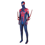 SpiderMan Across the Spider Verse Miguel O'Hara 2099 Zentai Costume Cosplay Outfits Halloween Carnival Suit Adults - Azufun