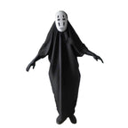 Spirited Away No Face Man Costumes Cosplay Set With Mask And Gloves - Azufun