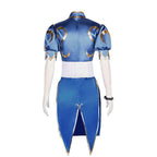 Street Fighter Chun Li Cheongsam Cosplay Costume Outfits Halloween Carnival Suit - Azufun