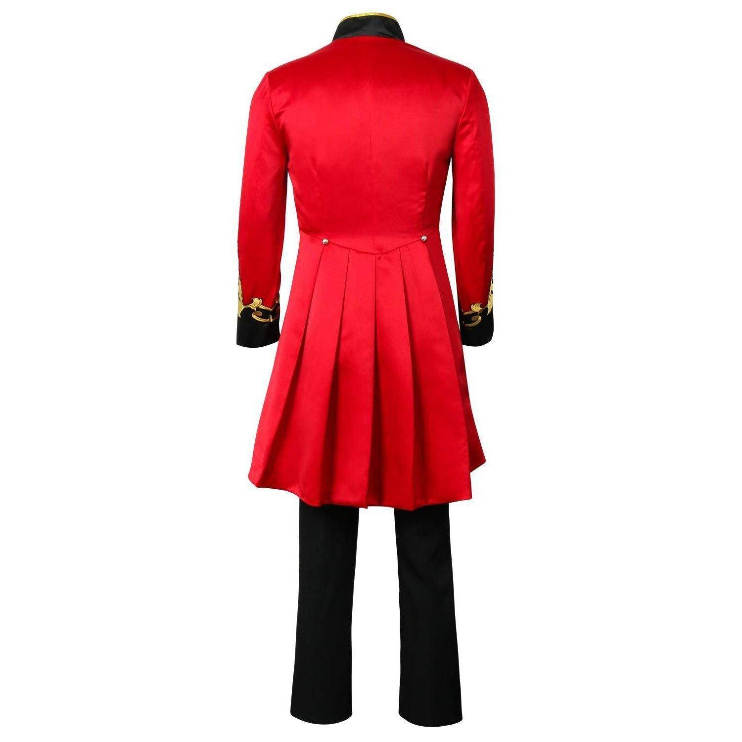 The Greatest Showman Cosplay Costume P.T. Barnum Red Suit - Azufun
