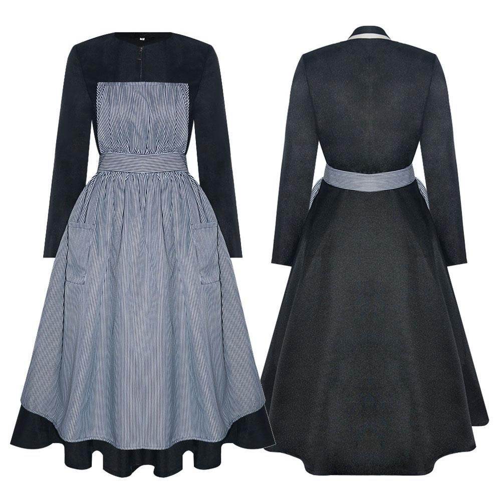 The Sound of Music Maria Cosplay Carnival Party Stage Performance Costumes - Azufun