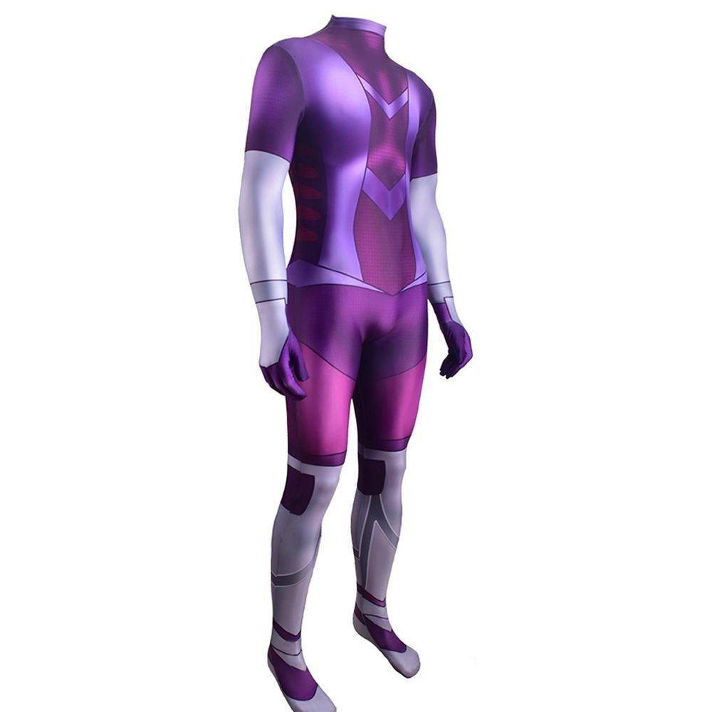 Titans Season 3 Blackfire Costume Cosplay Bodysuit Koriand'r For Adult Kids - Azufun