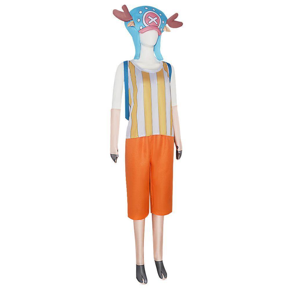 Tony Chopper Anime One Piece Cosplay Costumes Carnival Party Full Set - Azufun