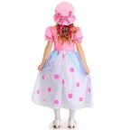 Toy Story 4 Little Bo Peep Costume Cosplay Dress Halloween For Kids - Azufun