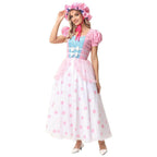 Toy Story 4 Little Bo Peep Cosplay Dress Halloween Costumes For Adult - Azufun