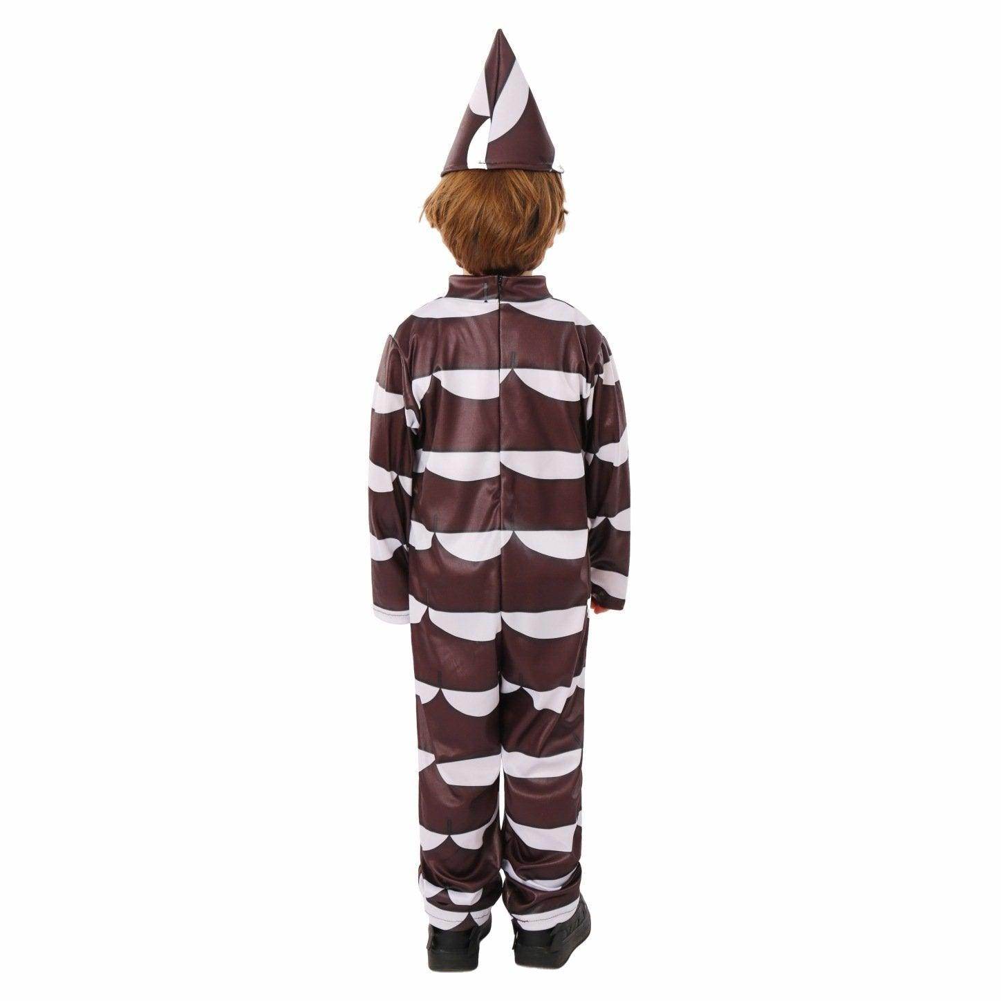 Willy Wonka Kids Chocolate Costumes Movie Jumpsuit Party Cosplay Halloween - Azufun