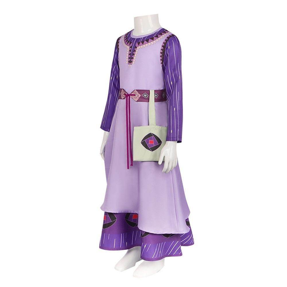 Wish Asha Anime Cosplay Costume Outfits Halloween Carnival Suit - Azufun