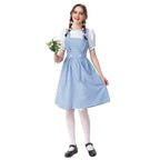Wizard of Oz Dorothy Costume Dress Maid Alice for Girls Women - Azufun